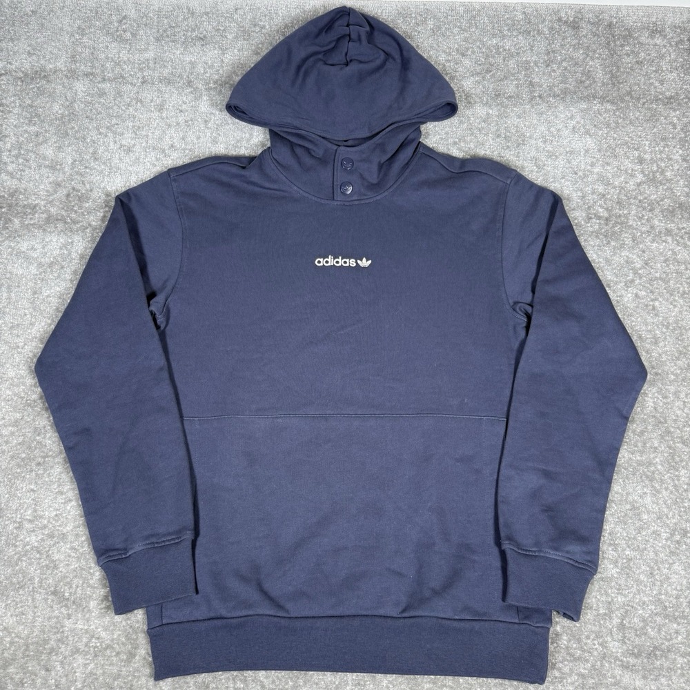NWT Adidas Hoodie Men's Small Blue Adibreak Hoody Future Snap HN0380‎